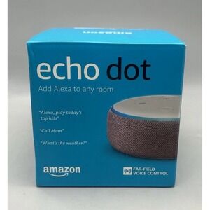 Amazon Echo Dot (3rd Gen) Alexa Smart Speaker - Plum - Sealed